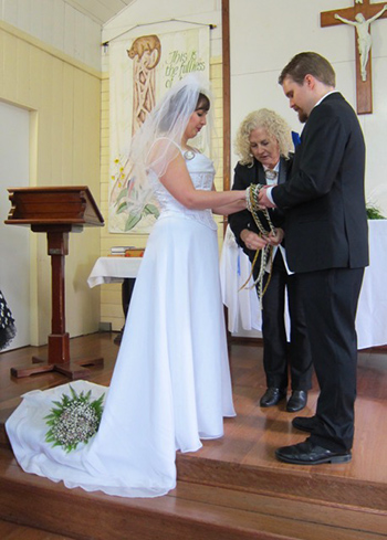 Marry Me Marilyn hantelle & Ashley's Medieval Inspired Wedding St Joseph's Church OReilly's Rainforest Reatreat Handfasting Ceremony